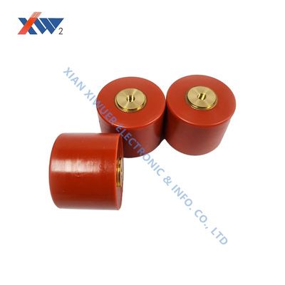 Molded Type Ultra-high Voltage Doorknob Ceramic Capacitor 40kV 10000pF Screw Mounting