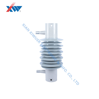 乾式柱コンデンサ 46.5kV 600pF パワーコンデンサ 軽量 絶縁性能良好